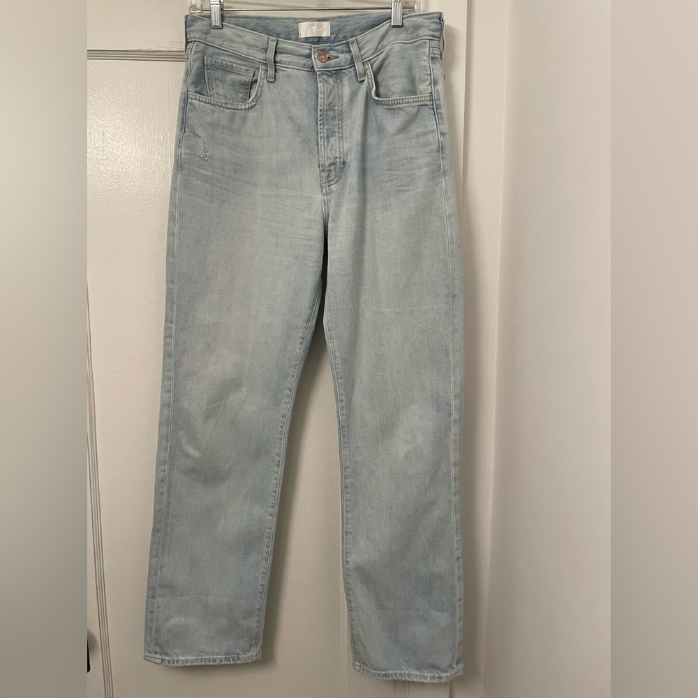 7 For All Mankind Women’s Light Distressed Jeans